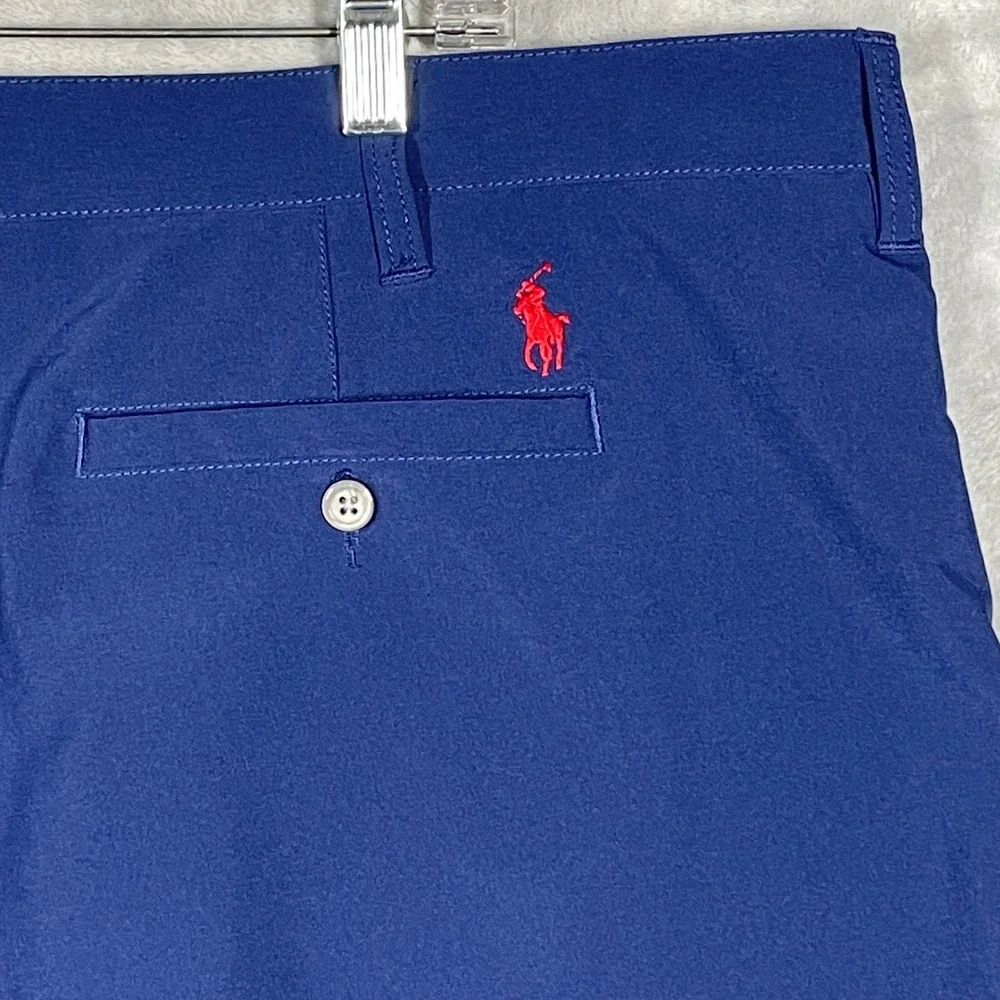 Polo Ralph Lauren Mens Navy Blue Performance Golf Shorts 42T Stretch Pony NWOT